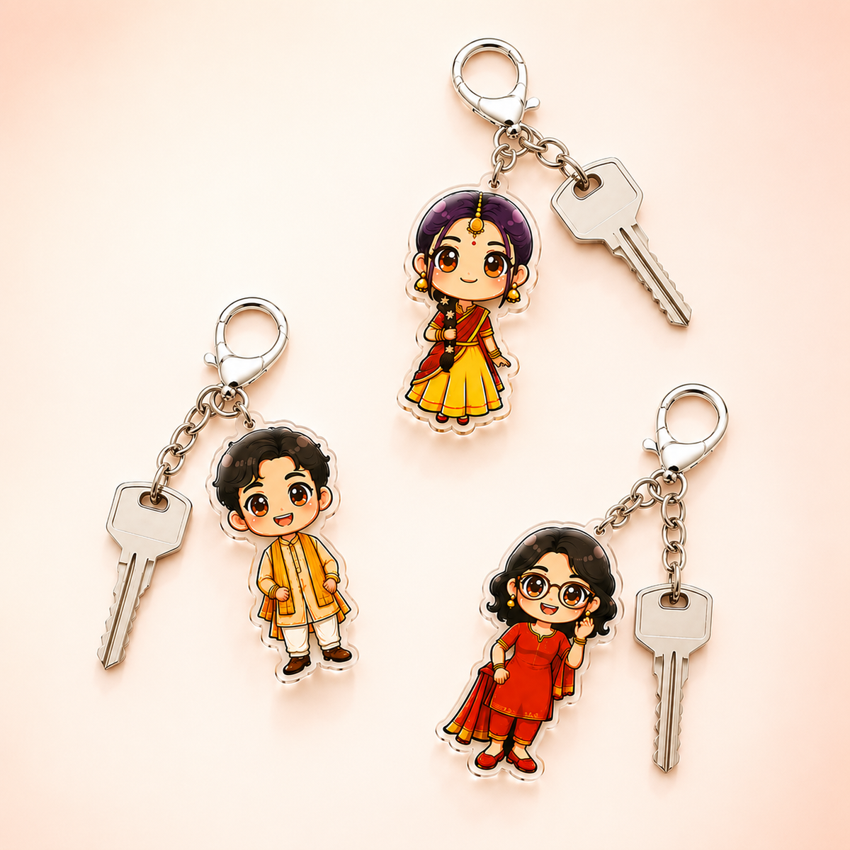 Custom Chibi Keychain – Mini-You
