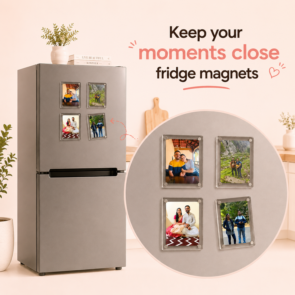 Personalized Fridge Magnet Frames
