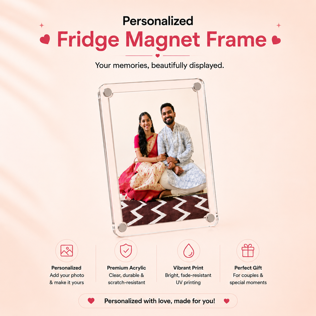 Personalized Fridge Magnet Frames