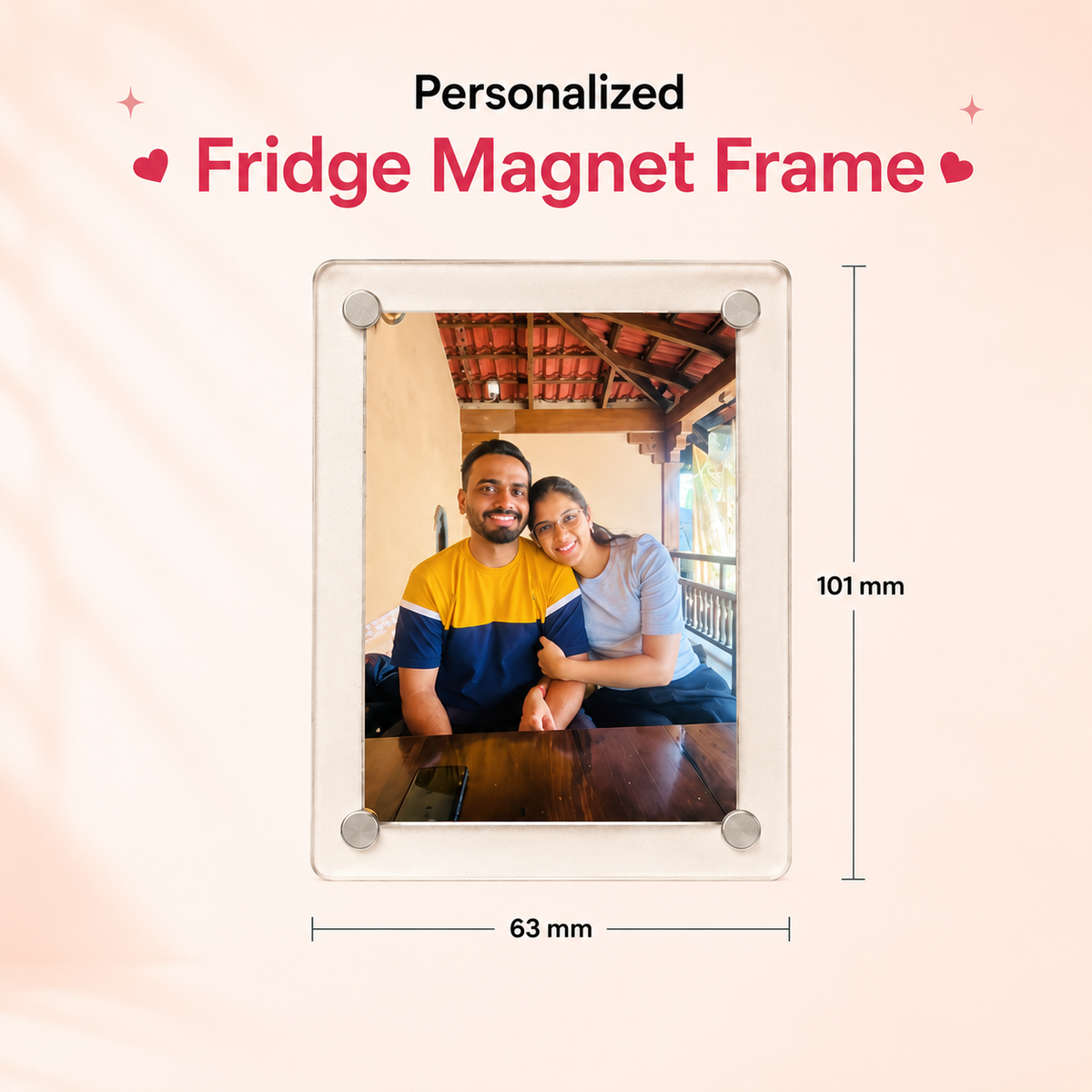 Personalized Fridge Magnet Frames