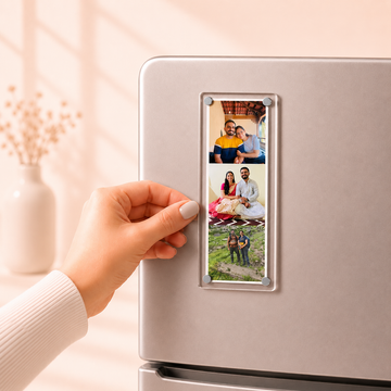 Fridge Magnet Strip - 3 Photos in One Frame