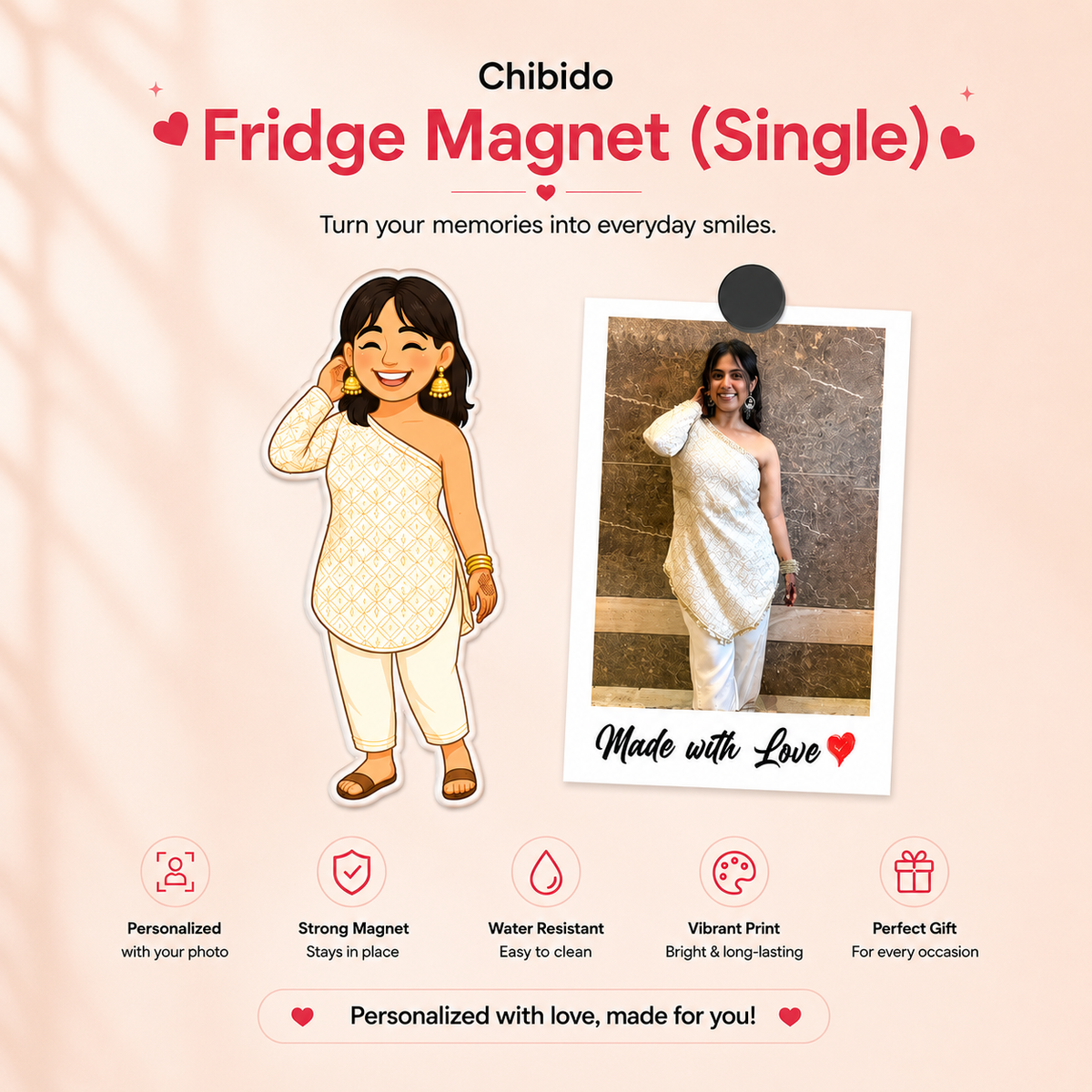 Chibido Fridge Magnet (Single)