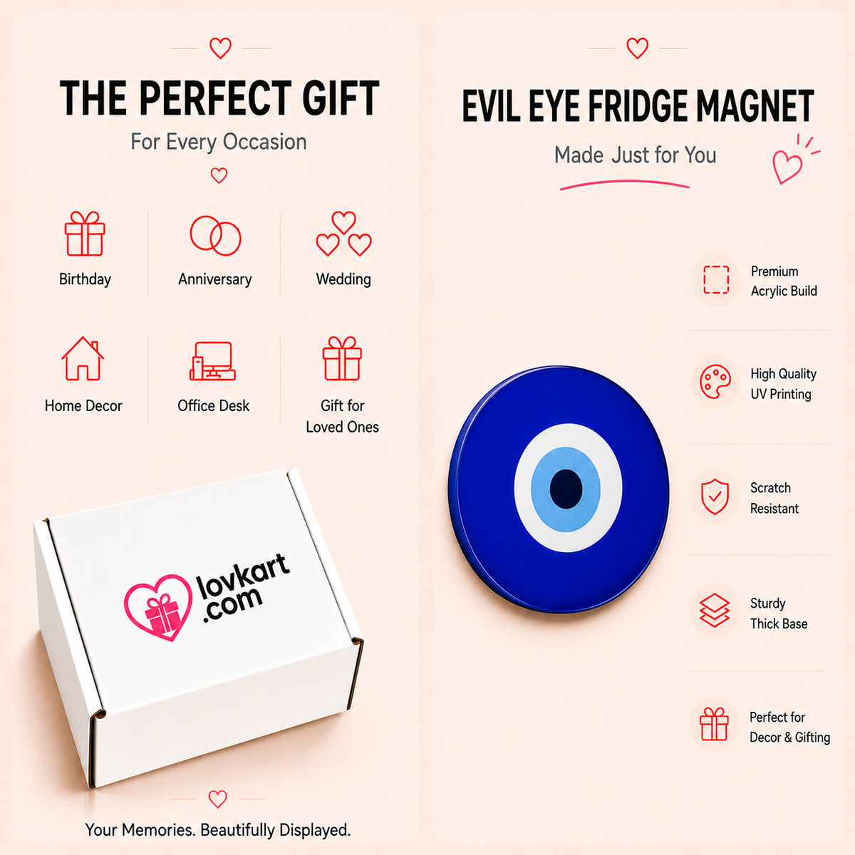 Evil Eye Fridge Magnet