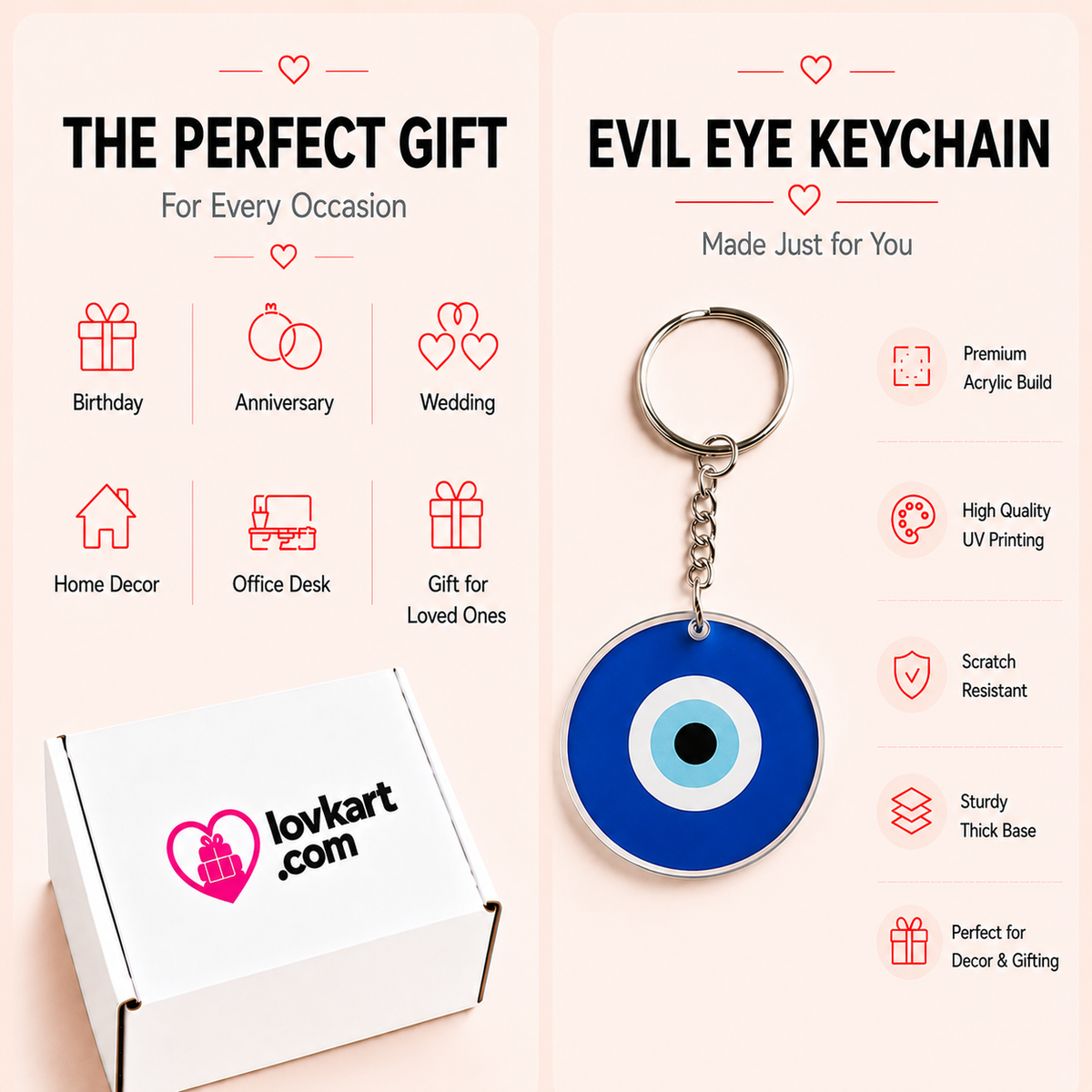 Evil Eye Keychain