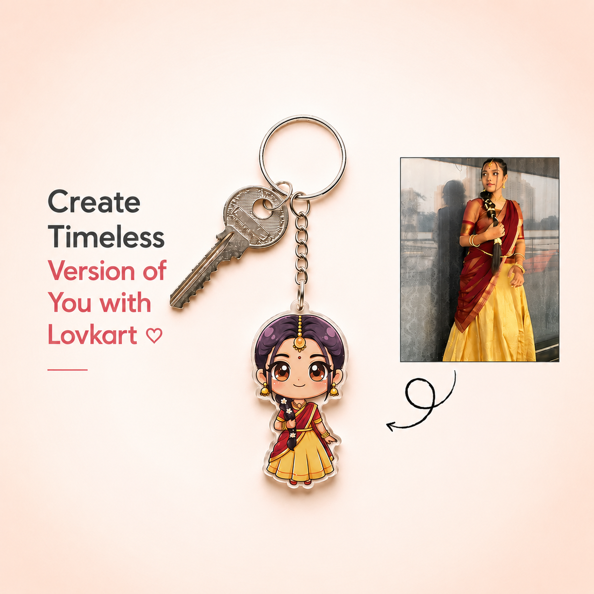 Custom Chibi Keychain – Mini-You