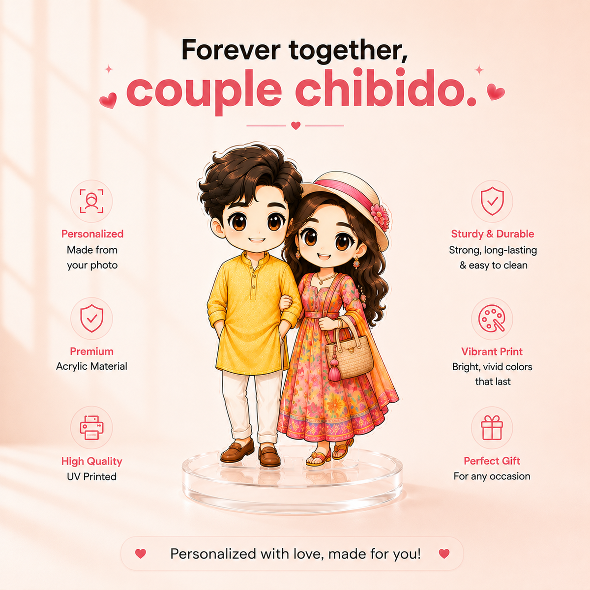 Personalized Standee Chibido (Couple)