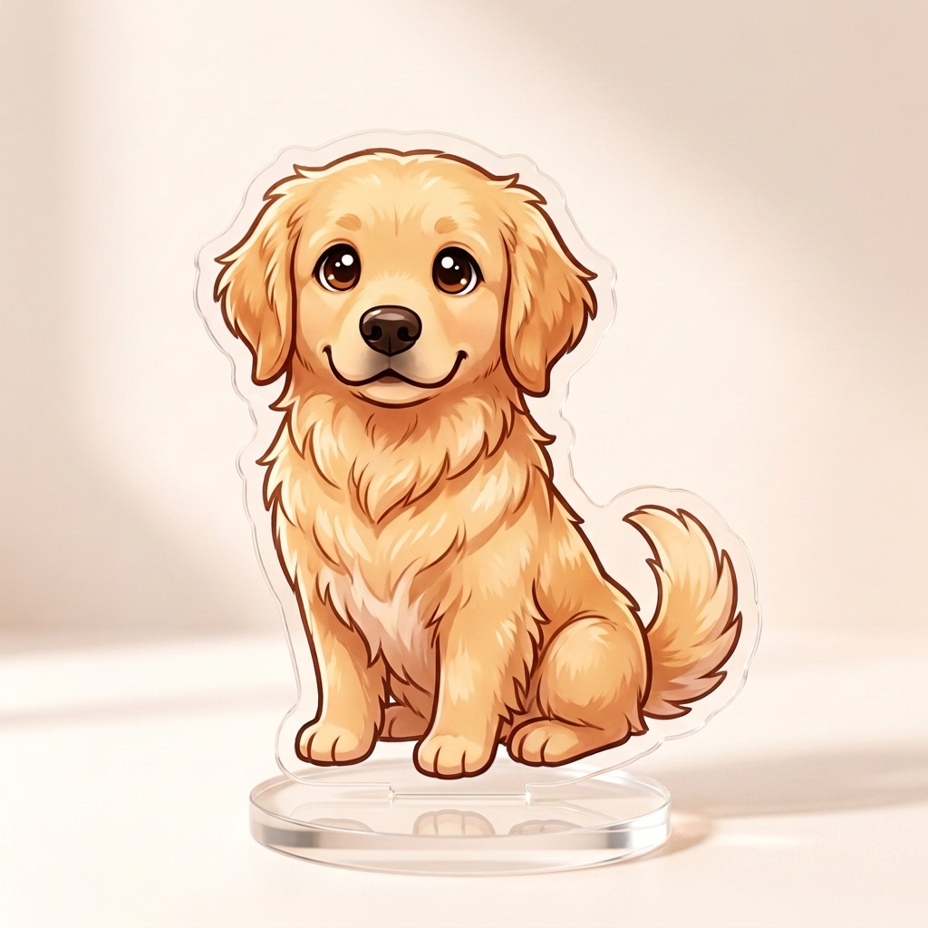 Custom Pet Standee – Cute Chibi Figure for Dogs & Cats