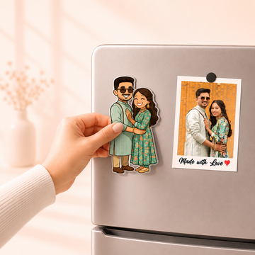 Chibido Fridge Magnet (Couple)
