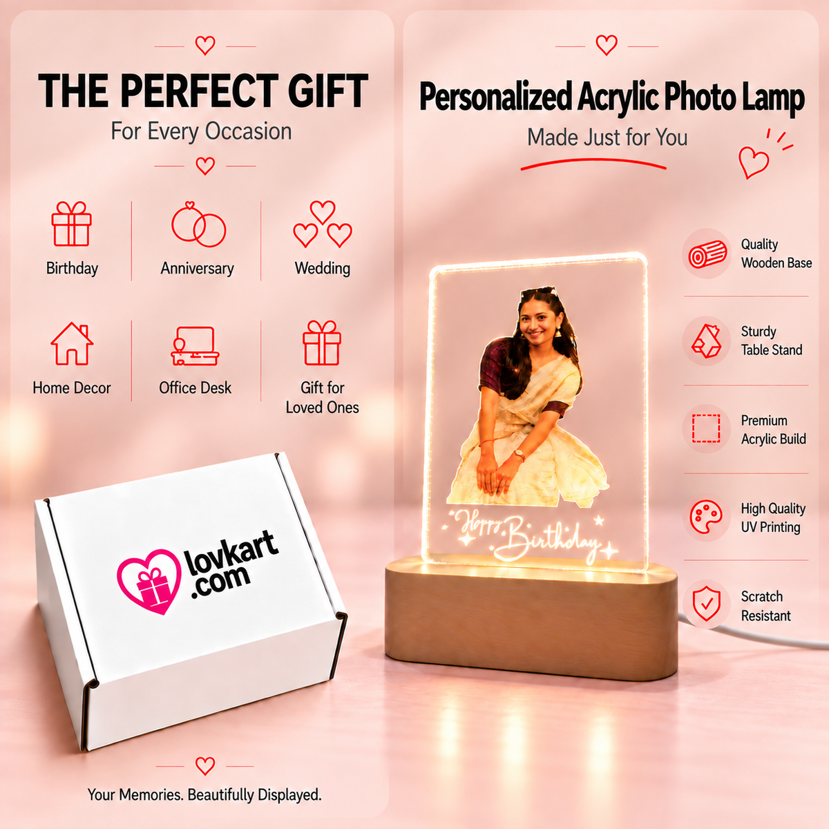 Personalized Acrylic Photo Lamp