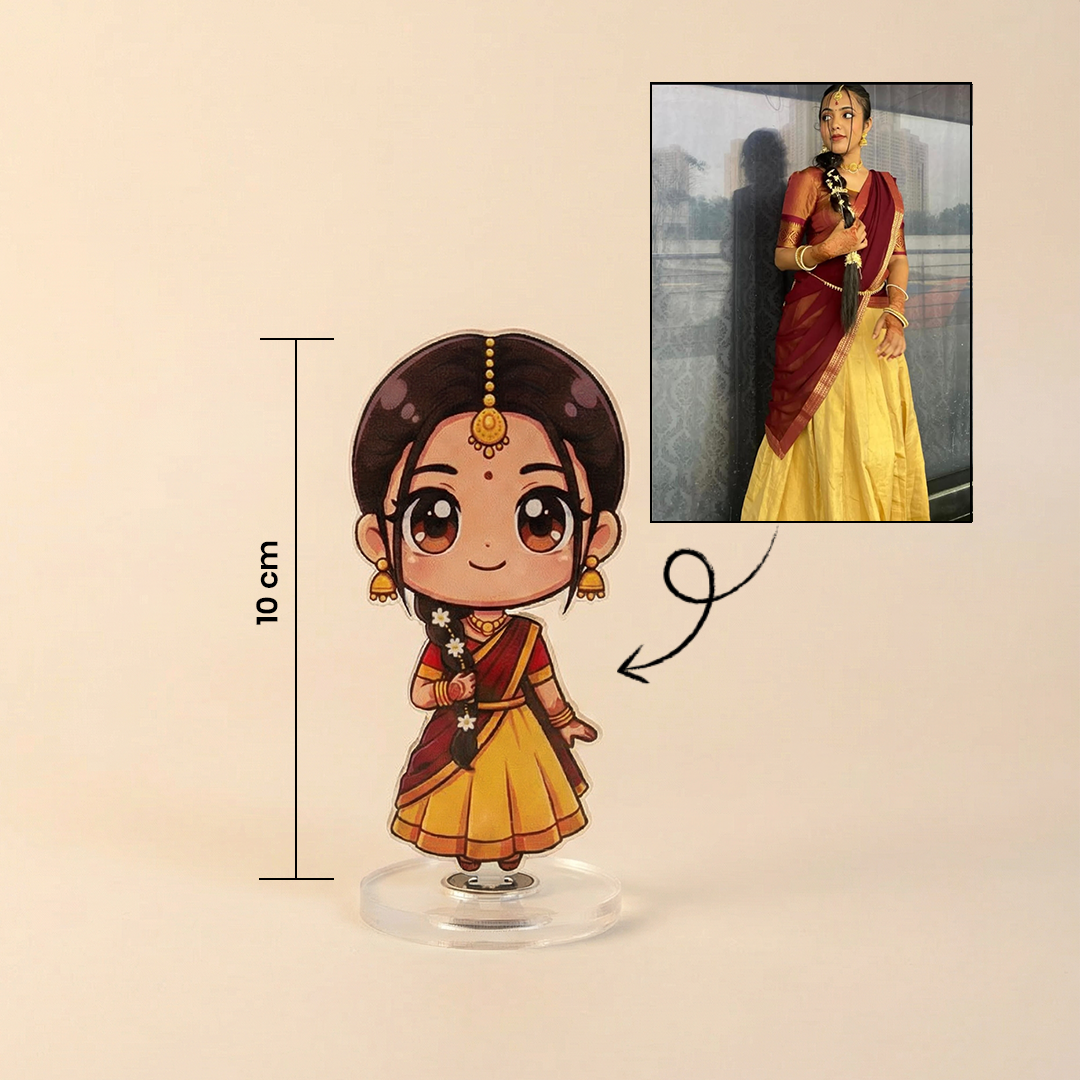 Mini-Me Custom Chibi Rotating spinner standee (Single)
